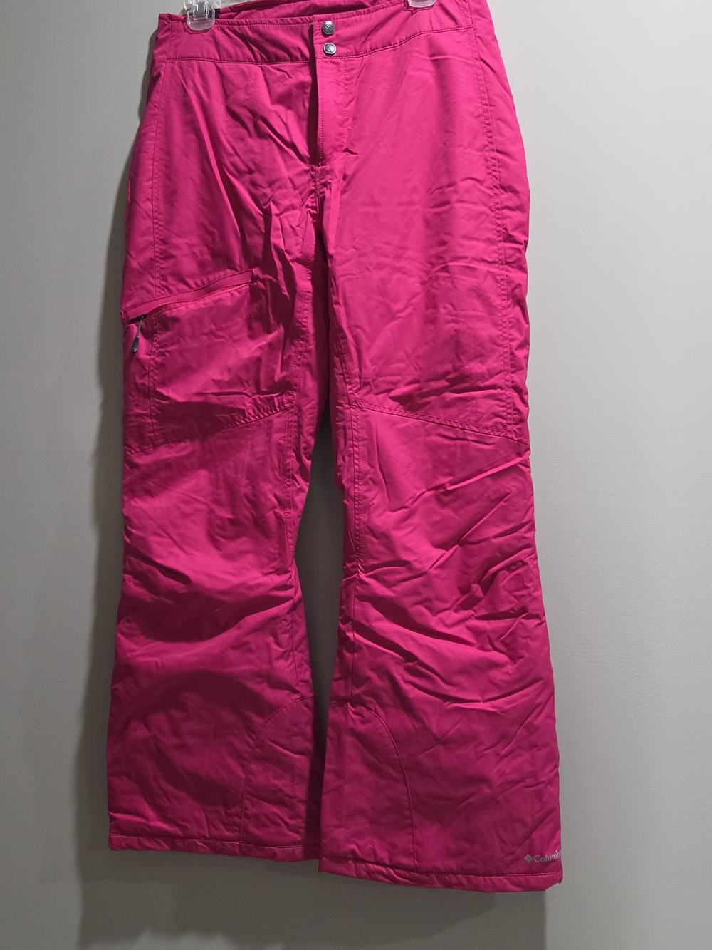 Columbia Womens Bright Pink Bugaboo Insulated Snow Pants